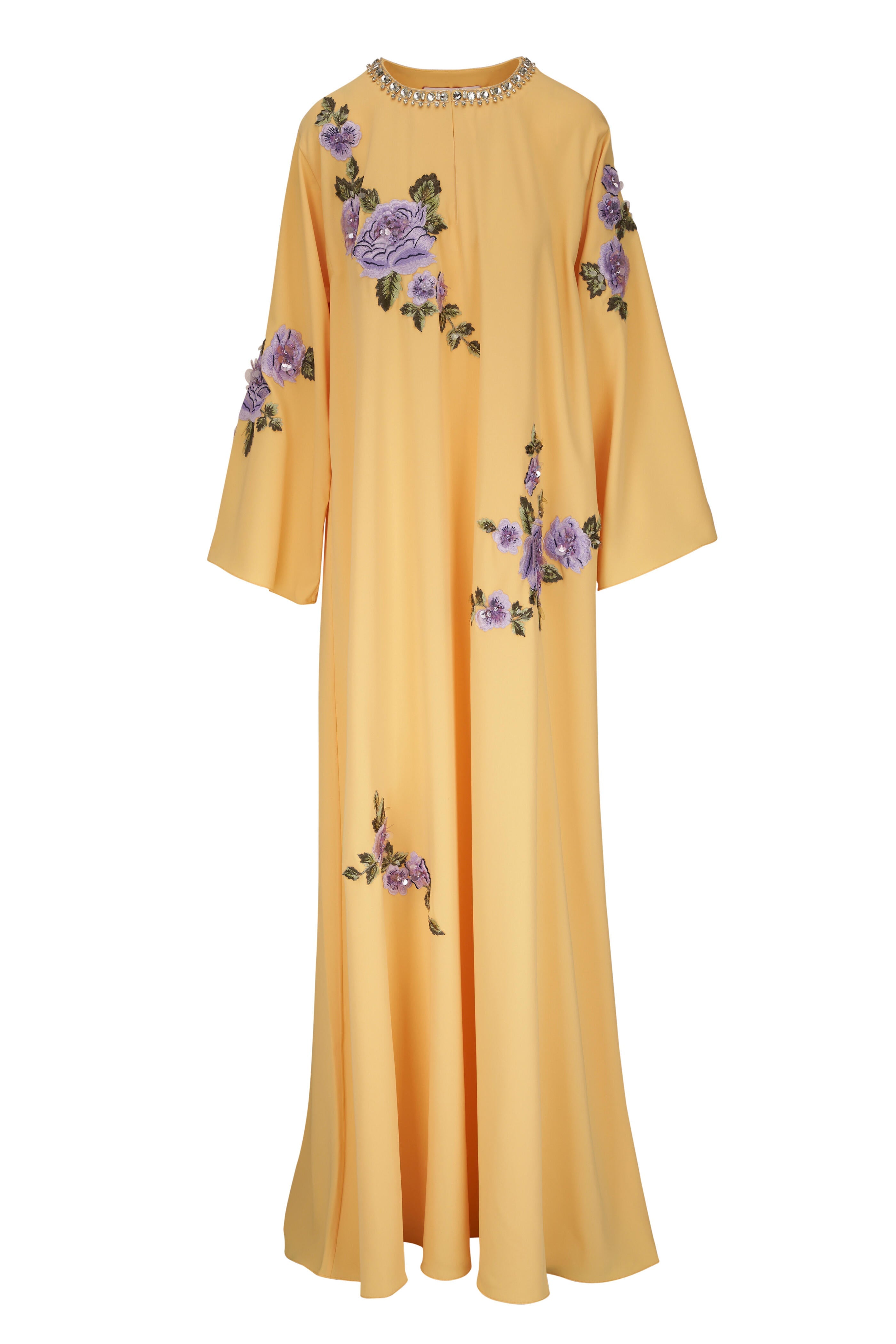 Womens Carolina Herrera Evening Gowns In Sunshine Yellow
