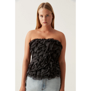 Womens Aje Evening Tops In Black