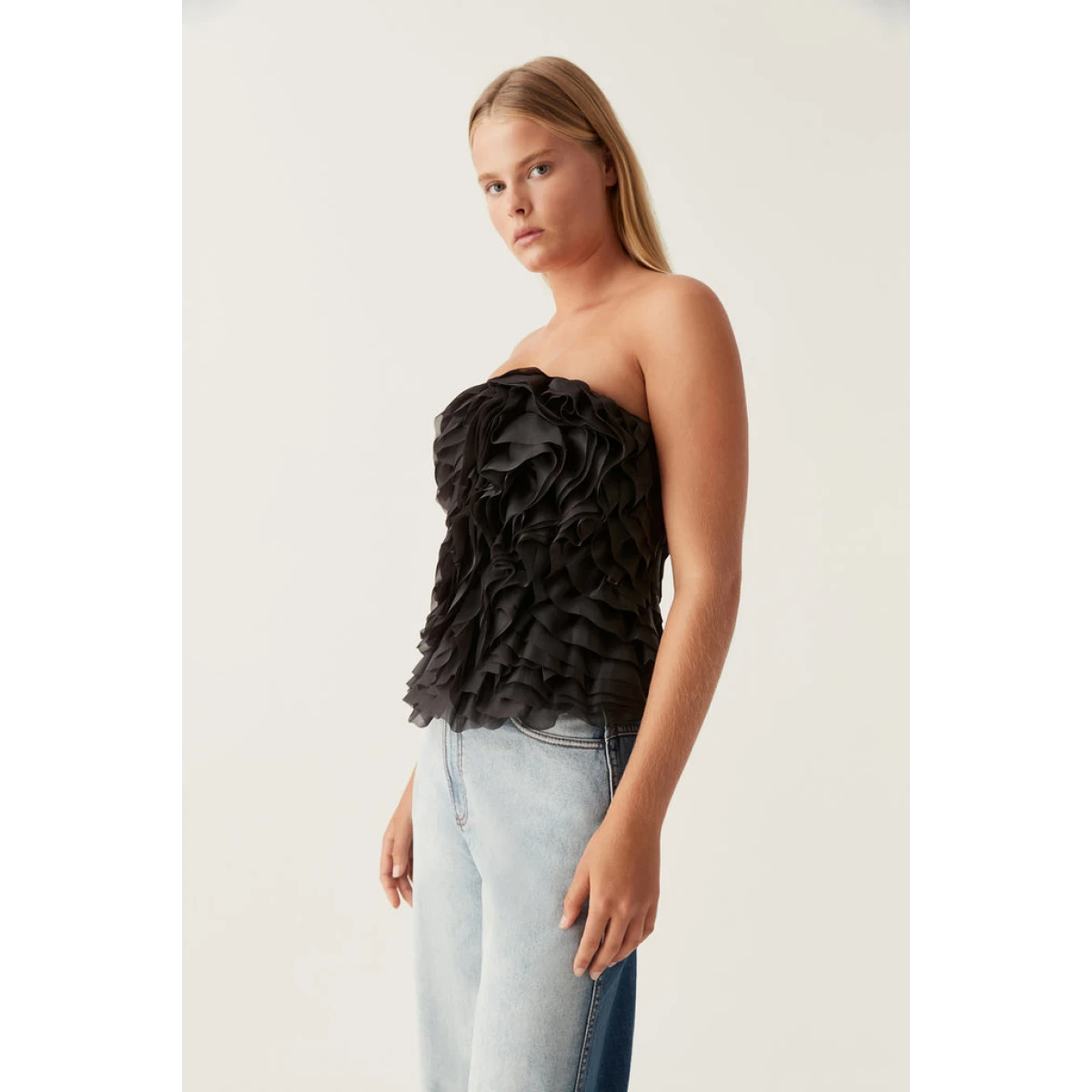 Womens Aje Evening Tops In Black