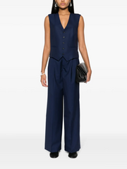 Womens Armarium Tailored Trousers In Navy