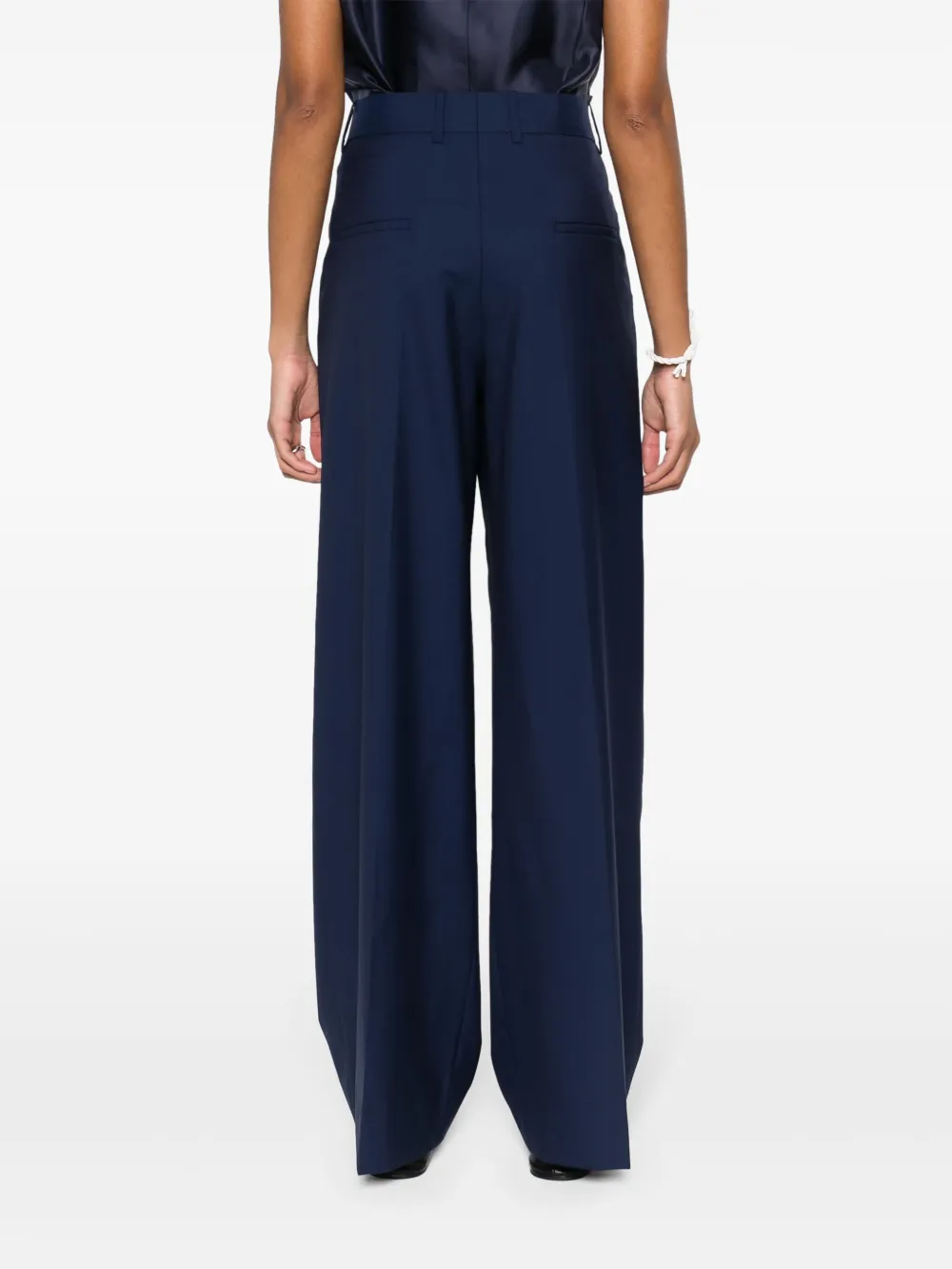 Womens Armarium Tailored Trousers In Navy