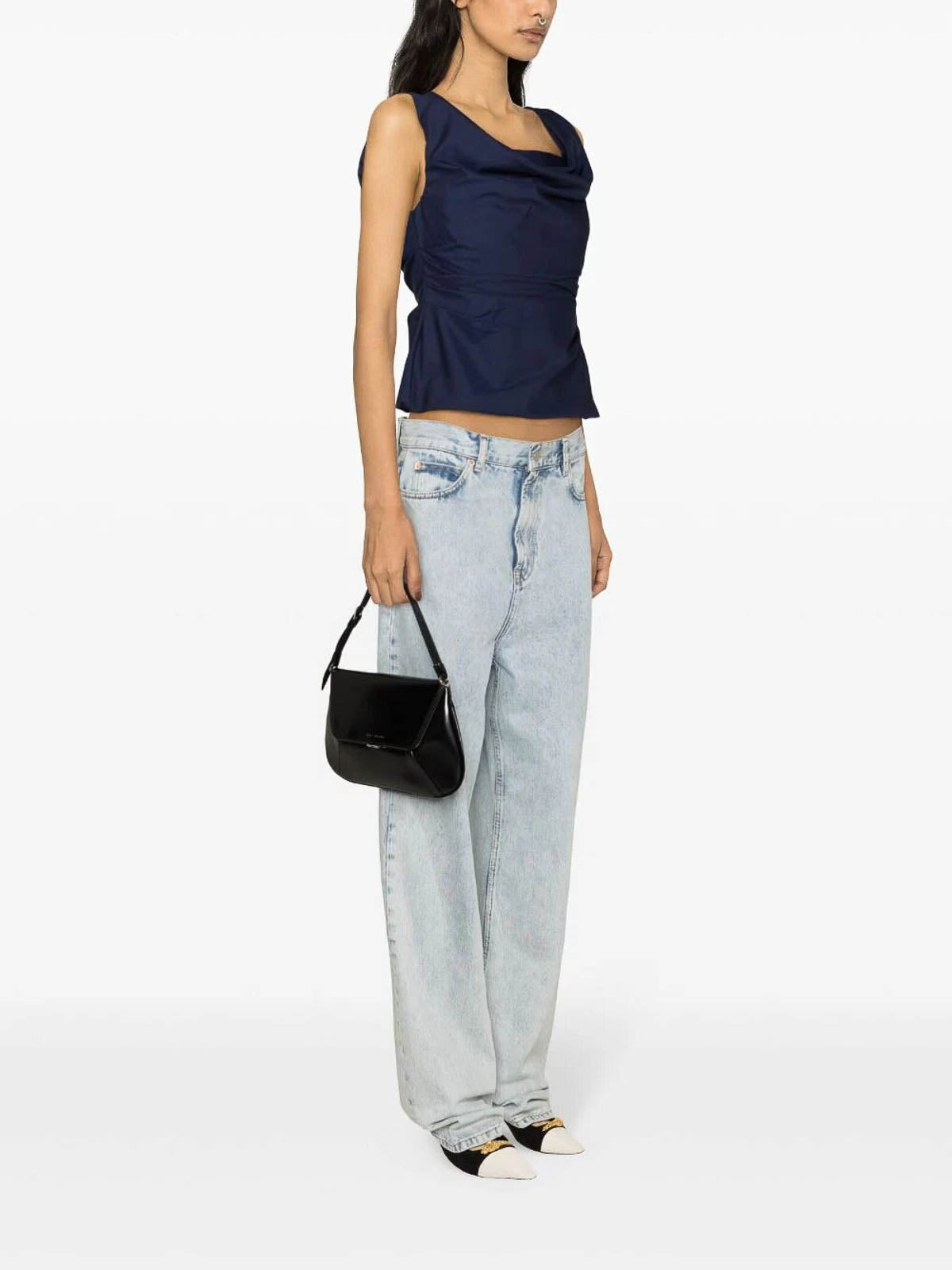 Womens Armarium Evening Top In Navy