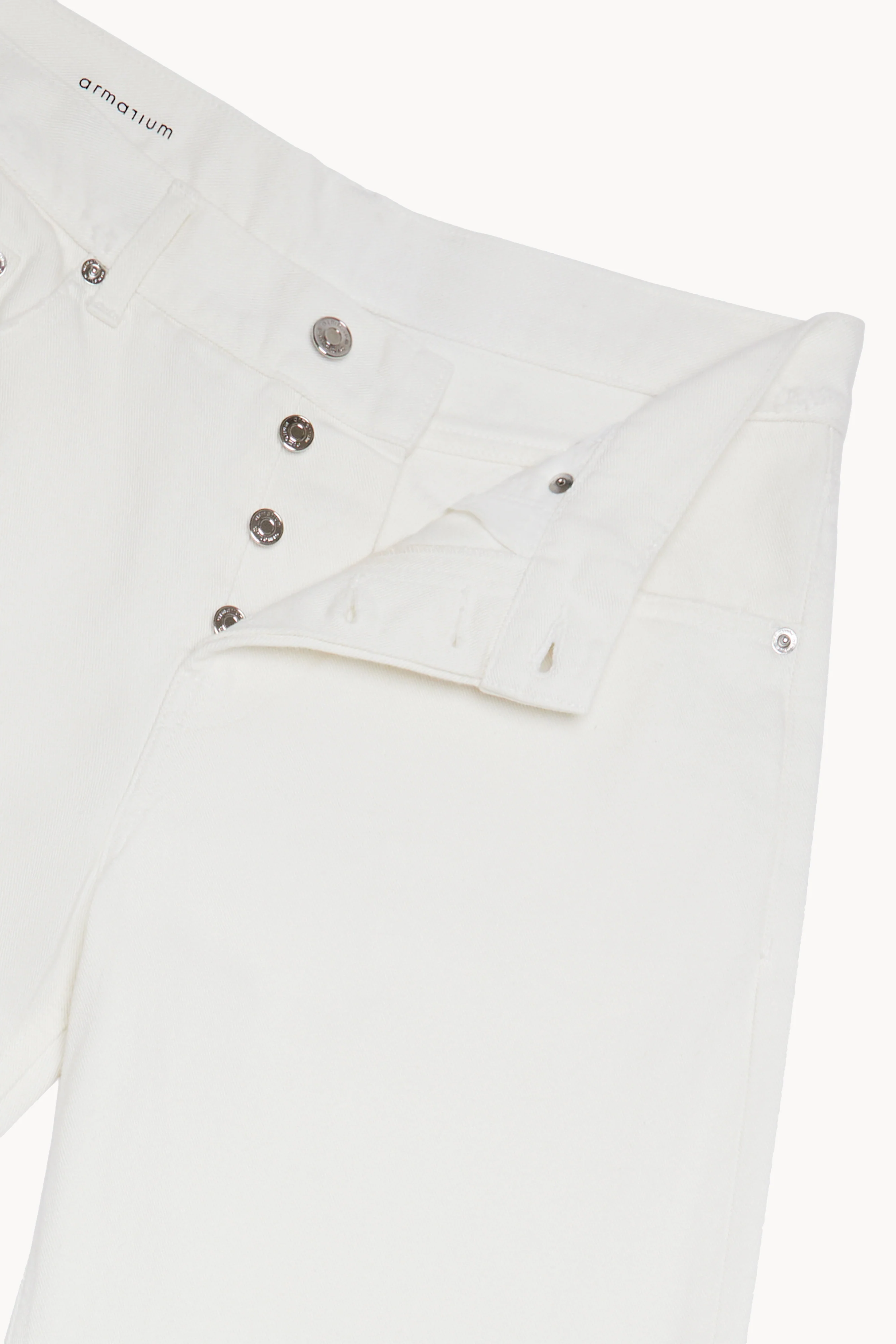 Womens Armarium Wide Leg Jeans In White