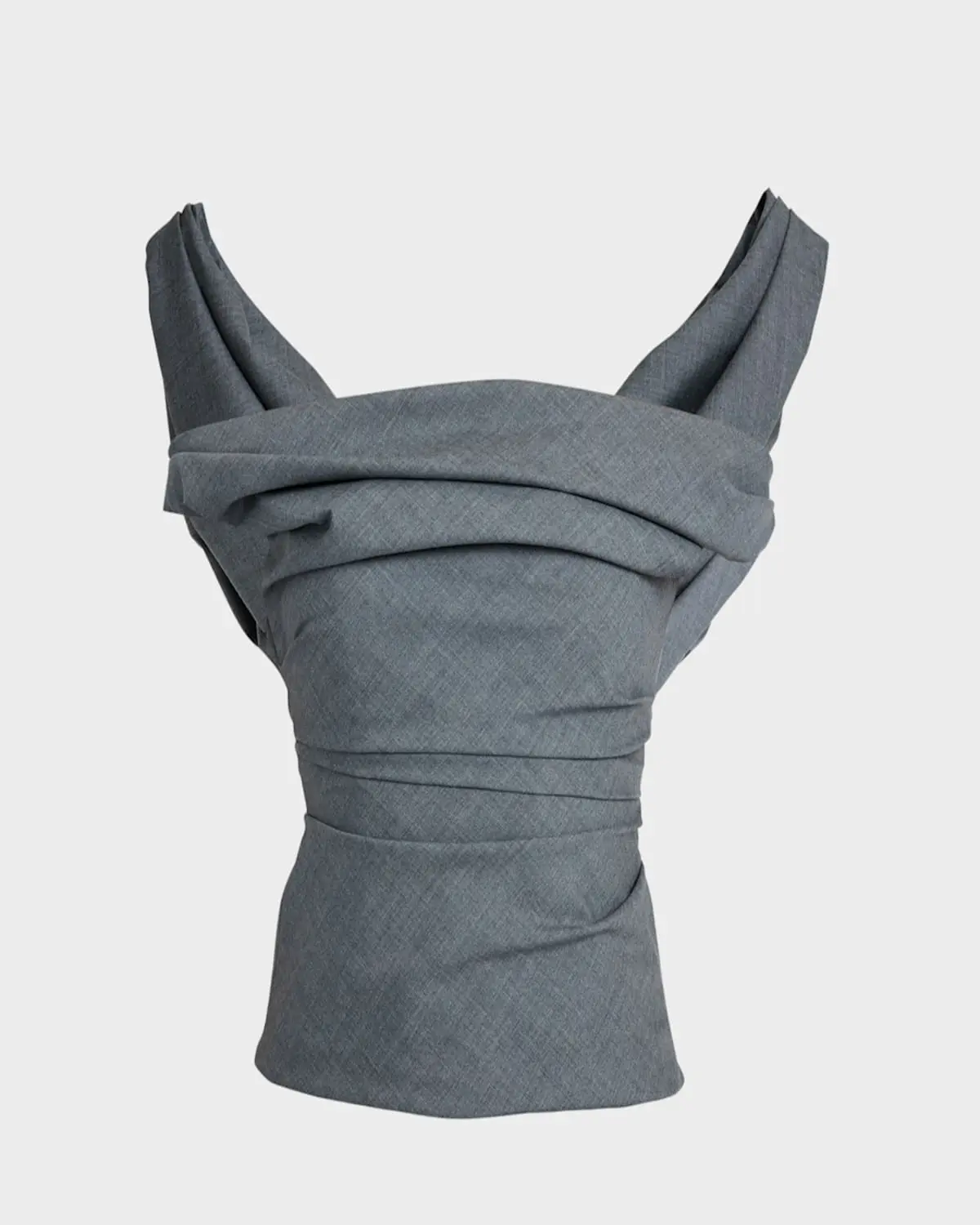 Womens Armarium Evening Tops In Grey