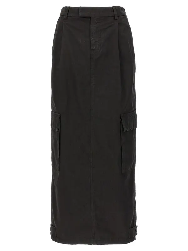 Womens Armarium Midi Skirts In Black
