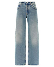 Womens Armarium Wide Leg Jeans In Blue