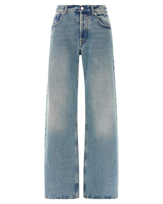 Womens Armarium Wide Leg Jeans In Blue