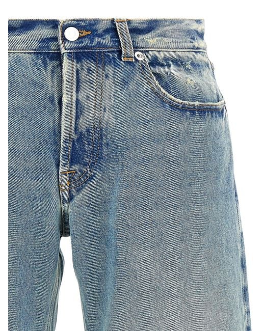 Womens Armarium Wide Leg Jeans In Blue