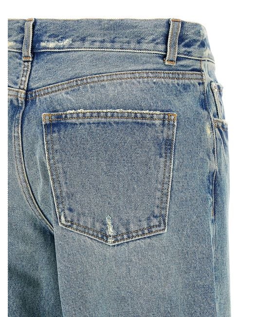 Womens Armarium Wide Leg Jeans In Blue