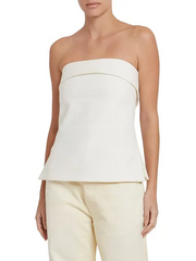 Womens Armarium Evening Tops In Off White