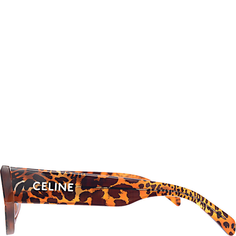 Celine Womens Brown Monochroms Square Sunglasses