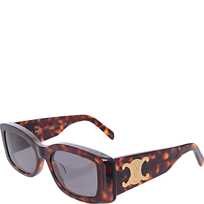 Celine Womens Brown Triomphe Square Sunglasses