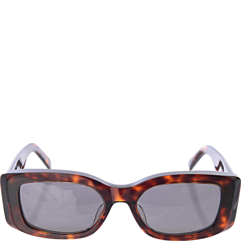 Celine Womens Brown Triomphe Square Sunglasses