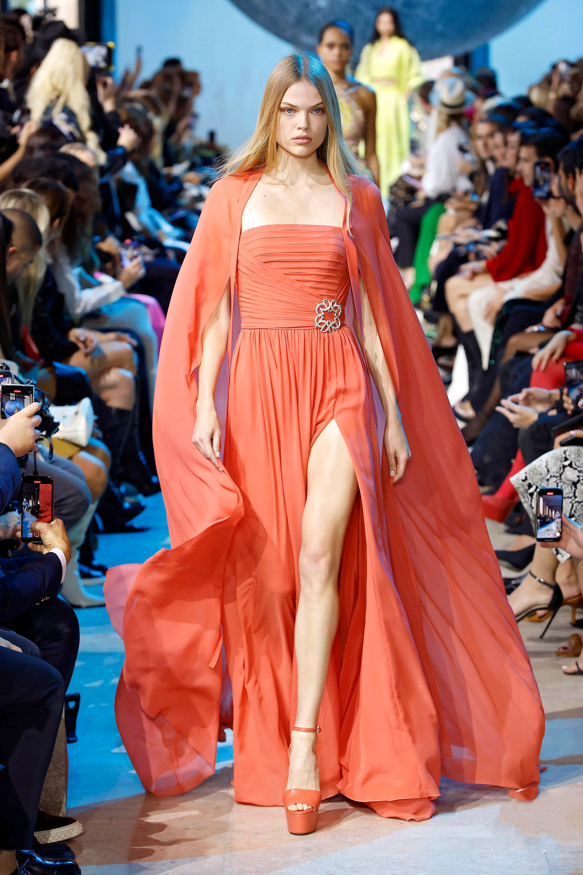 Womens Elie Saab Evening Gowns In Orange