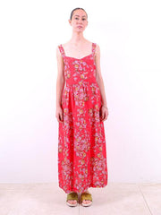 Womens By Walid Long Day Dresses In Red Multi