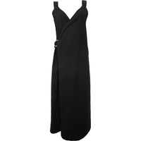 RAEY Womens Smart Wrap Pinafore in Black