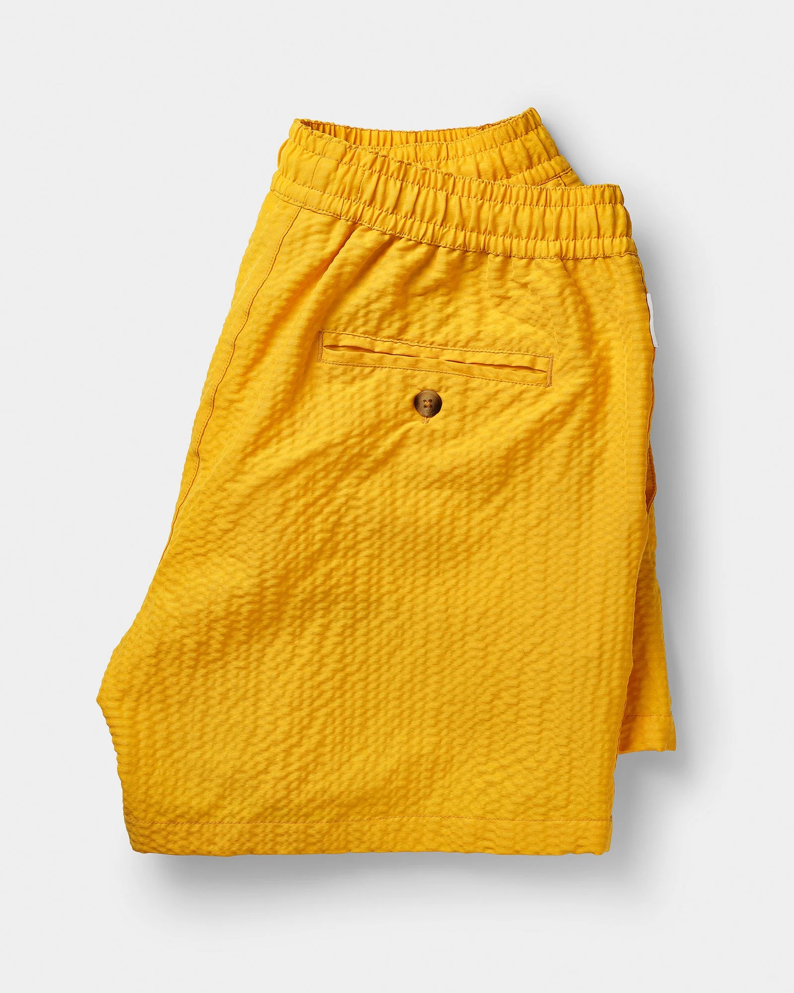Mens The Resort Co Swimshorts In Yellow