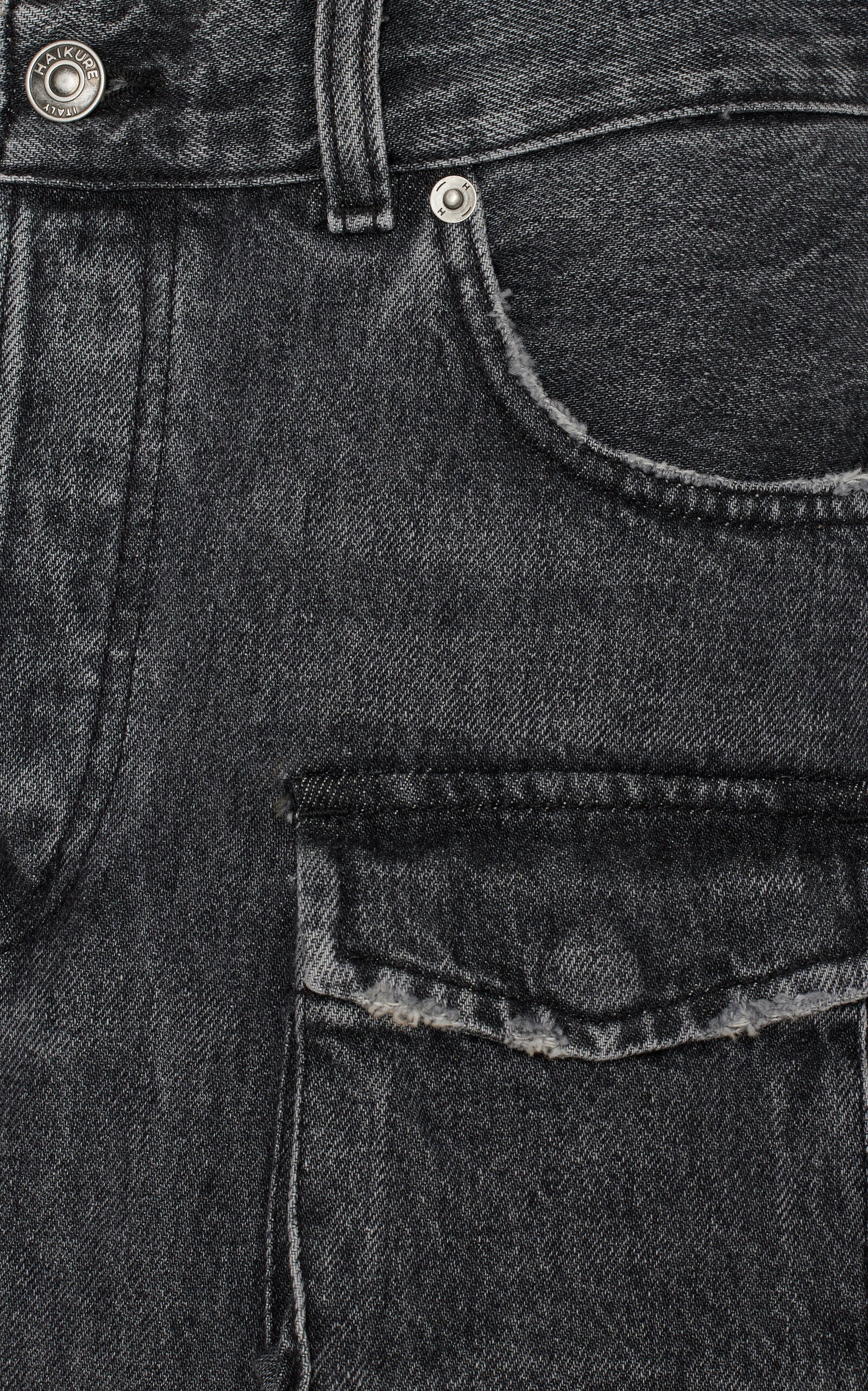 Womens Haikure Denim Skirts In Dark Grey