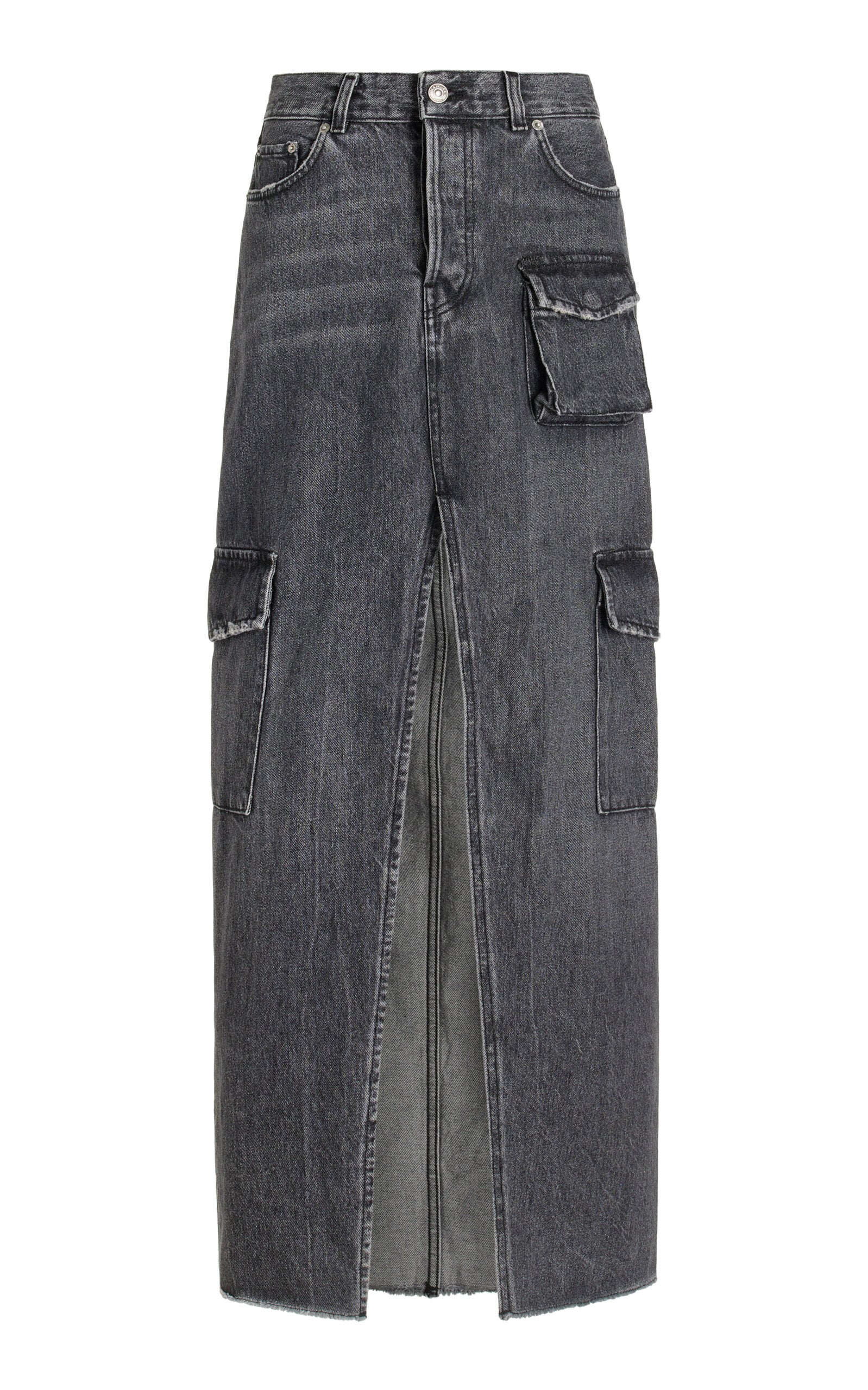 Womens Haikure Denim Skirts In Dark Grey