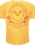 Alex Eagle Womens C/O The Aesc Logo T-Shirt In Yellow