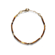 Womens Anni Lu Beaded Bracelet In White Brown