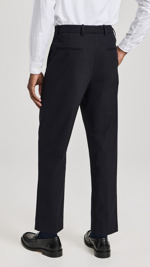 Mens Nili Lotan Tailored Trousers In Black
