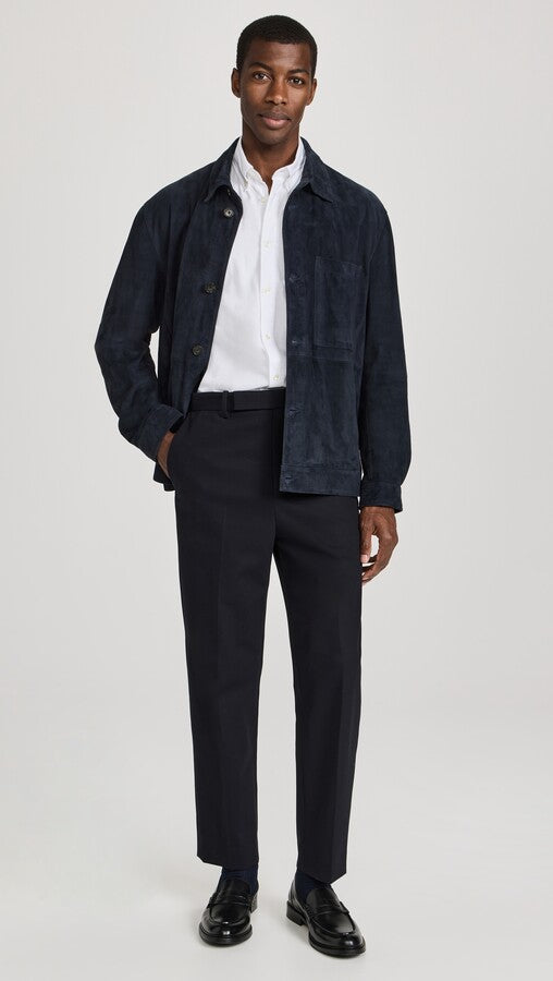 Mens Nili Lotan Tailored Trousers In Black