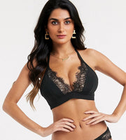 Wolf & Whistle Womens Fuller Bust Tri In Black