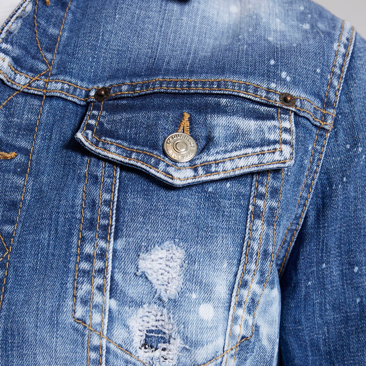 Dsquared2 Men's Denim Jacket in Blue