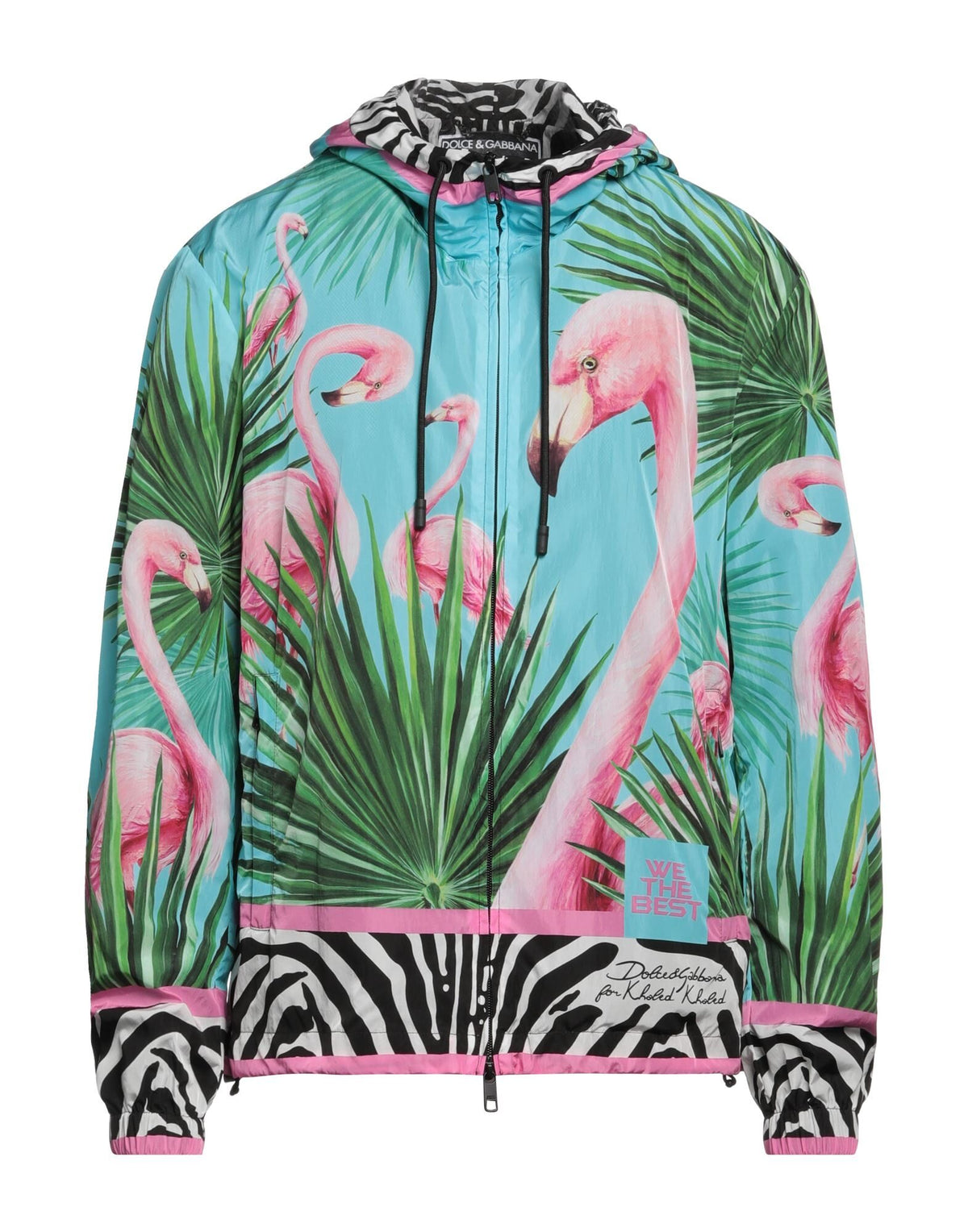 Dolce&Gabbana Men's Floral Zip Jacket