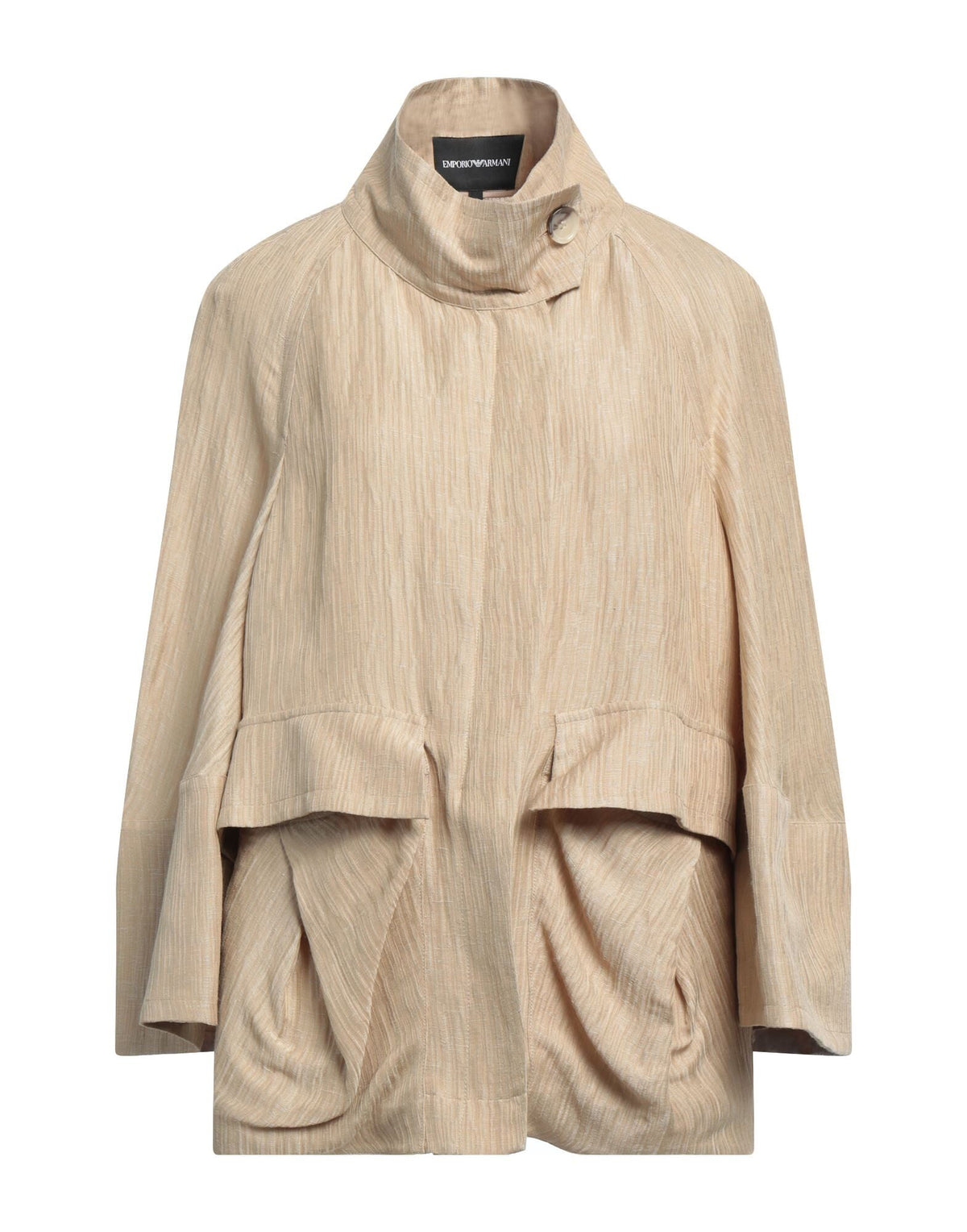 Emporio Armani Women's Woven Button Trench Coat