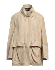 Emporio Armani Women's Woven Button Trench Coat