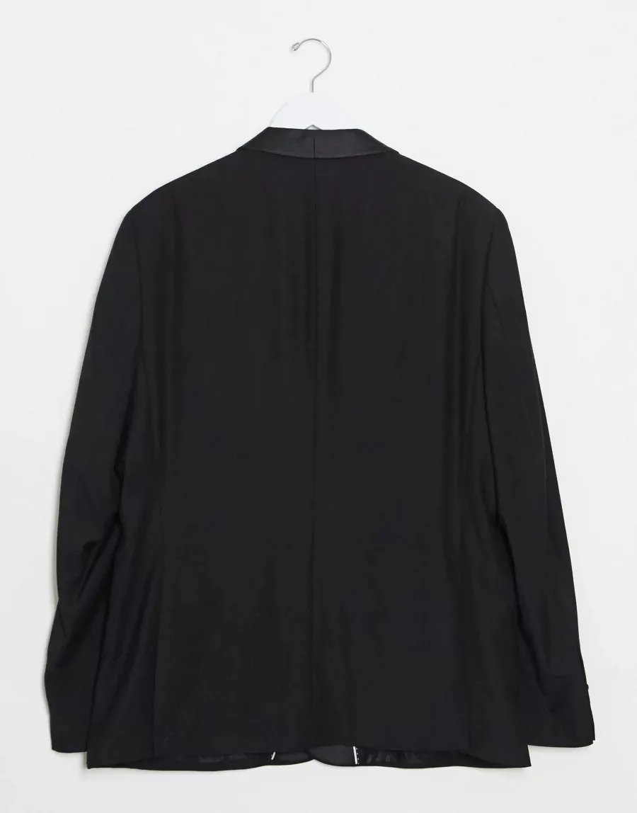 Mens French Connection Plus Slim Fit Tuxedo Suit Jacket