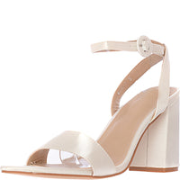 Be Mine Women's Bridal Wink Heeled Sandals in Ivory