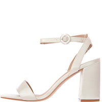 Be Mine Women's Bridal Wink Heeled Sandals in Ivory