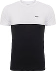 Vans Mens Black and White Colorblock Graphic T-Shirt