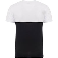 Vans Mens Black and White Colorblock Graphic T-Shirt