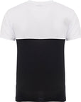 Vans Mens Black and White Colorblock Graphic T-Shirt