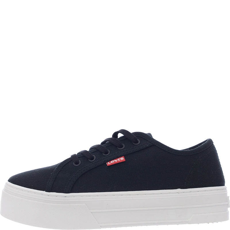 Levi's Women's Black Flatform Trainer