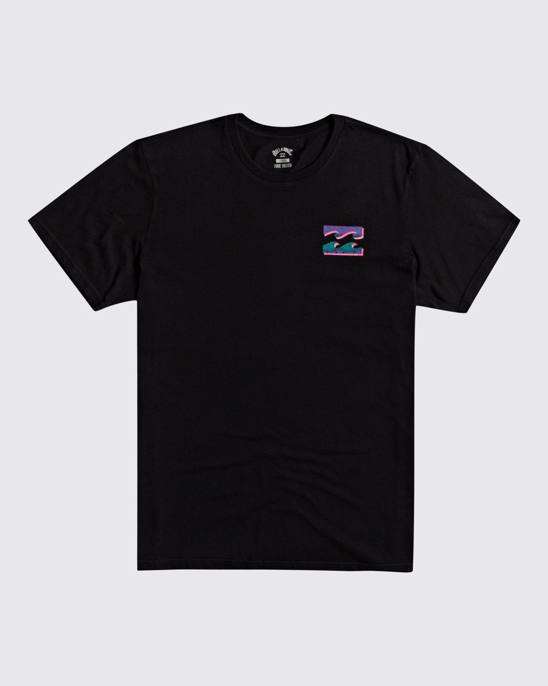 Mens Billabong Warchild Back Print T-Shirt in Black