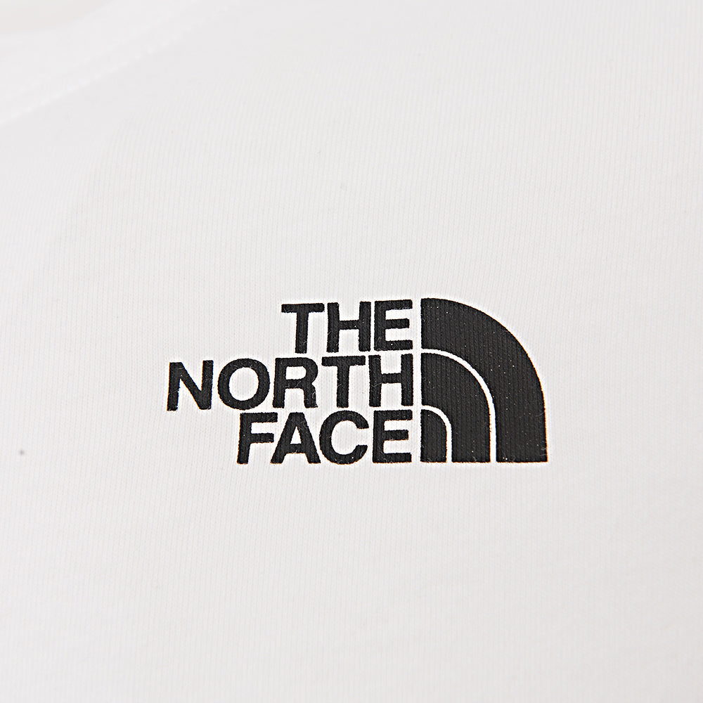 The North Face WomensRed Box long sleeve t-shirt in white
