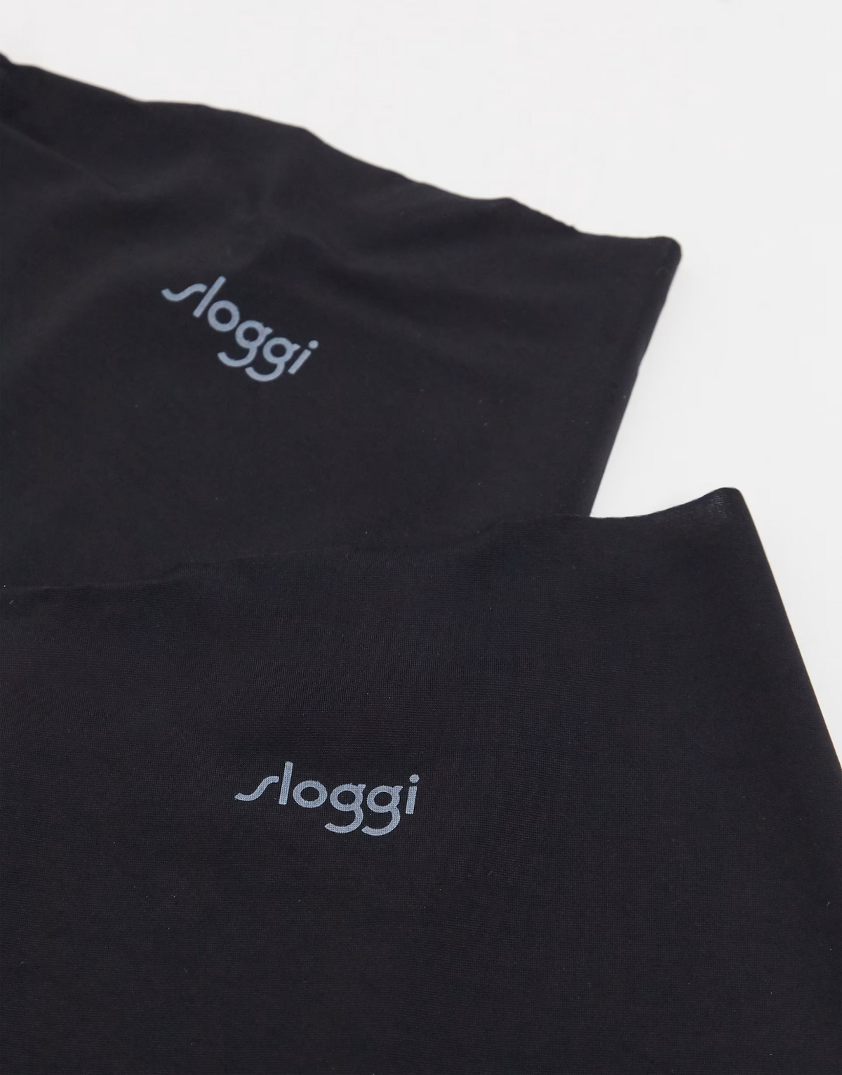 Sloggi Womens Zero Microfibre Scallop Edge 2 Pack Boy Short Briefs In Black