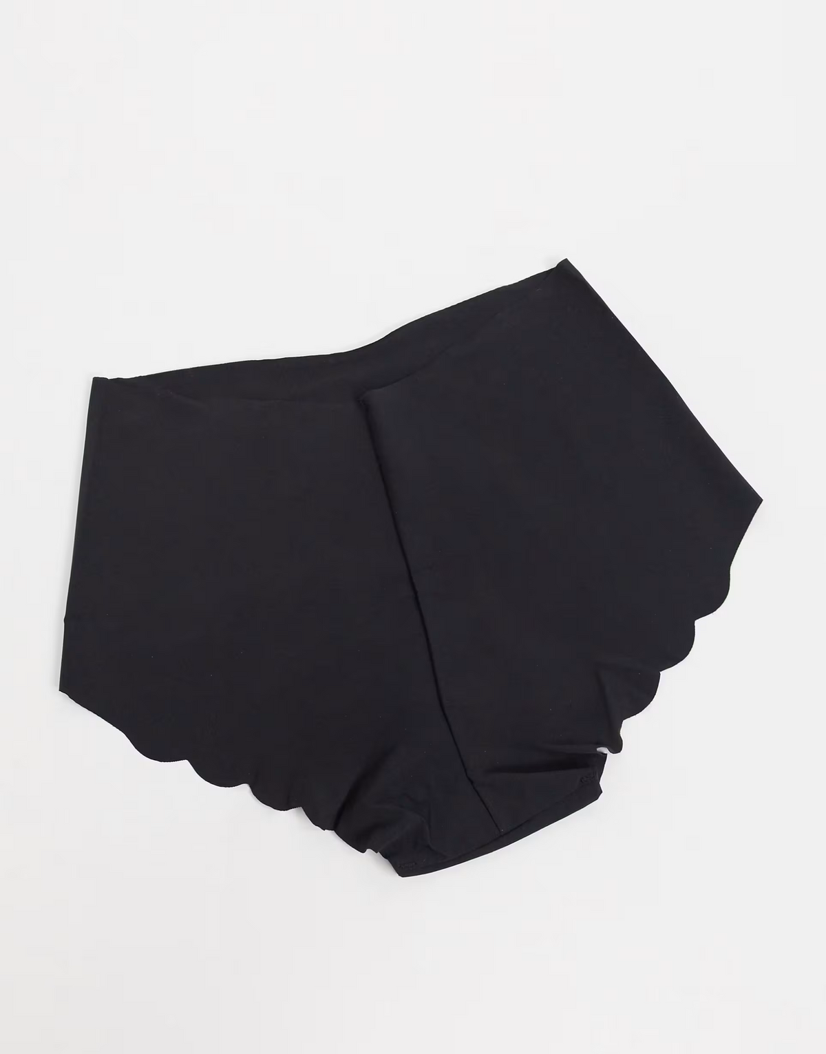 Sloggi Womens Zero Microfibre Scallop Edge 2 Pack Boy Short Briefs In Black