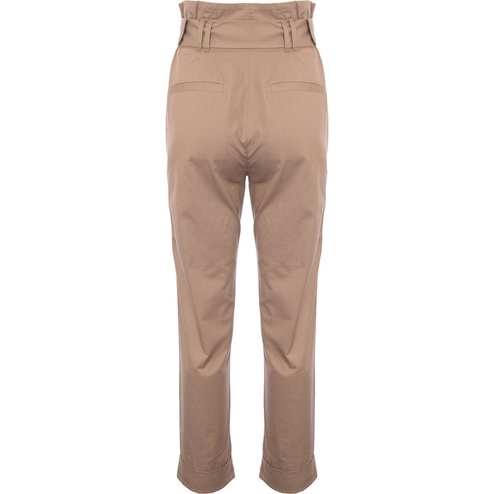 & Other Stories Womens Soft Belted Tapered Trousers