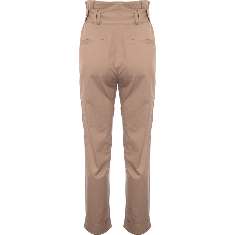 & Other Stories Womens Soft Belted Tapered Trousers