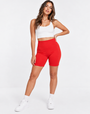 Topshop Red Activewear Shorts