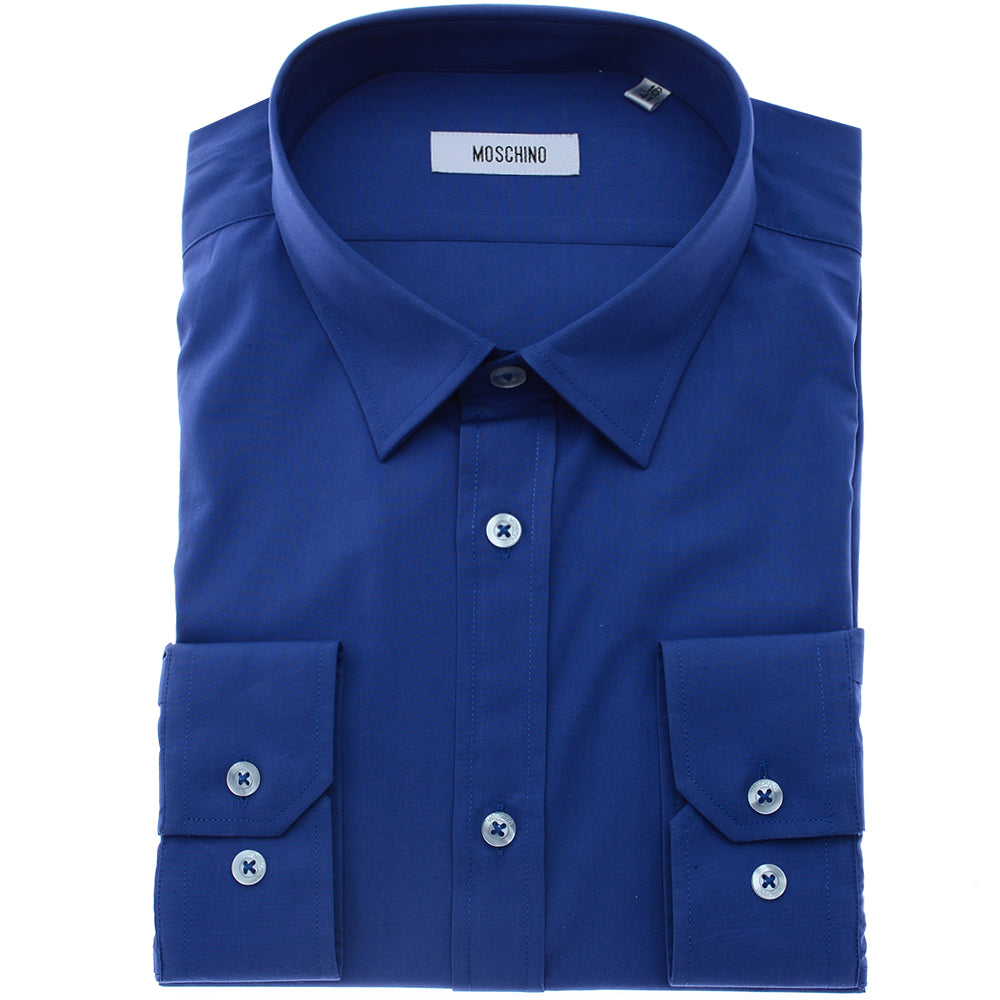 Moschino Mens Boxed Shirt in Blue