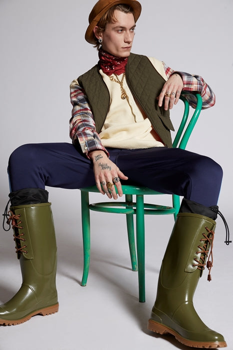 Dsquared2 Men's Wellies in Green
