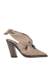 Burberry Women's Leather Knitted Pumps