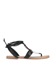 Gioseppo Women's Contrasting Applications Leather Thong Sandals